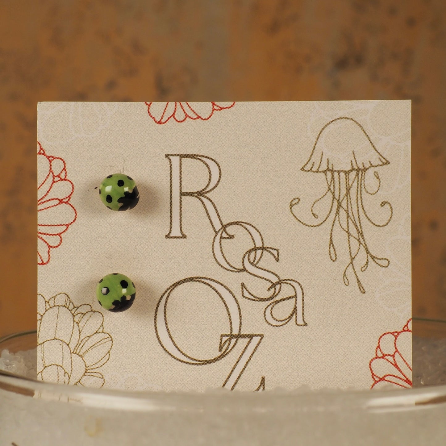Puces Coccinelle vert feuille