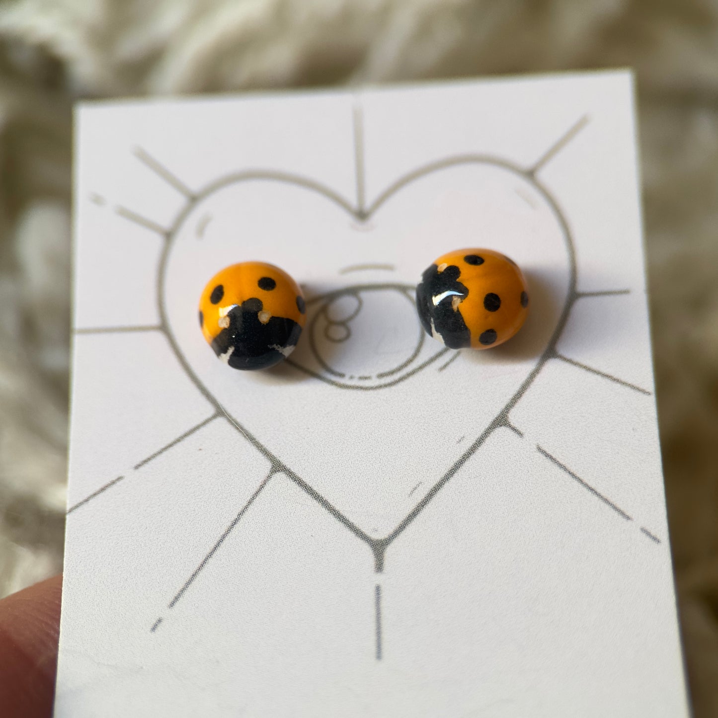 🐞Puces Coccinelle Jaune