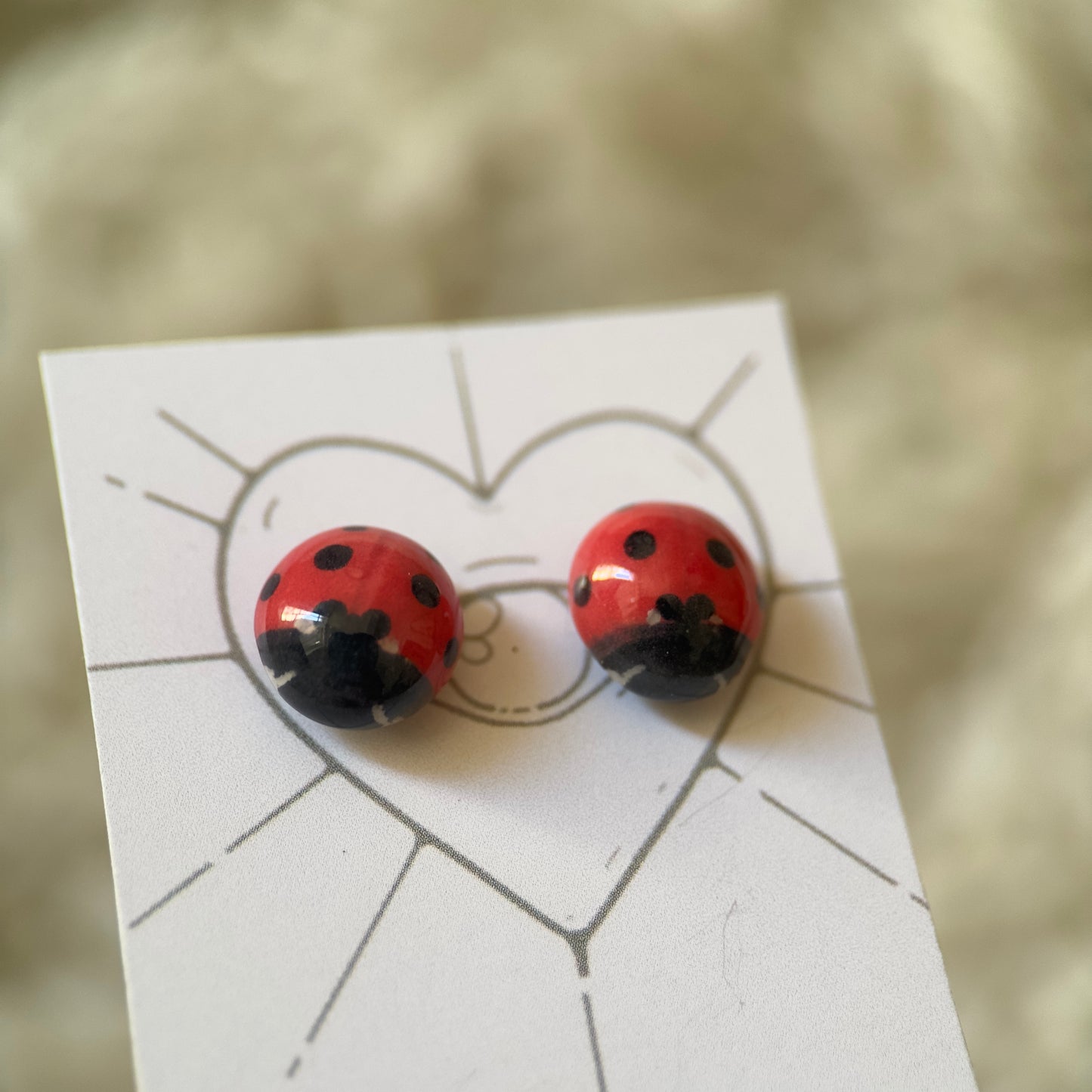 🐞Puces Coccinelle Rouge plus