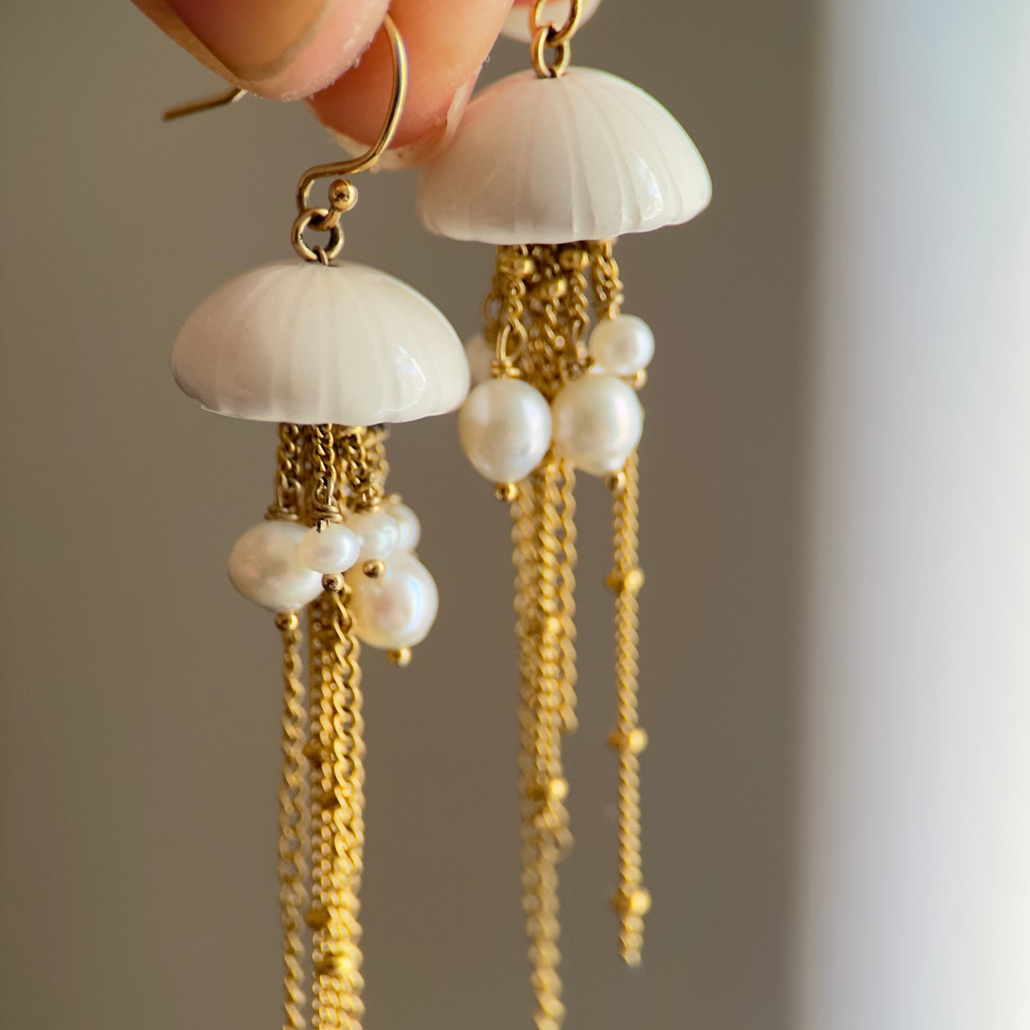 Boucles Méduse Gold Filled 14K