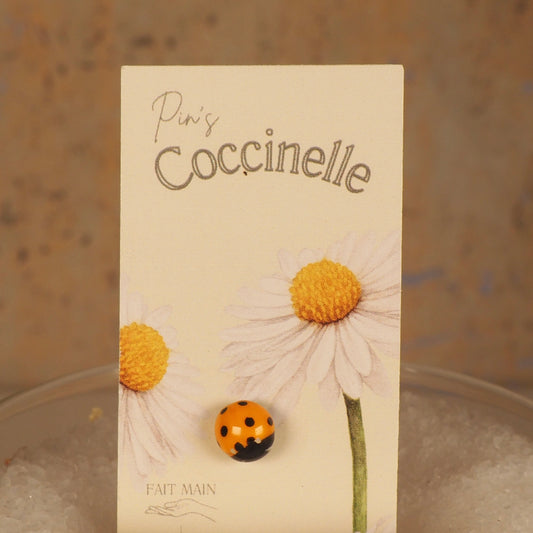 Pin's Coccinelle orange