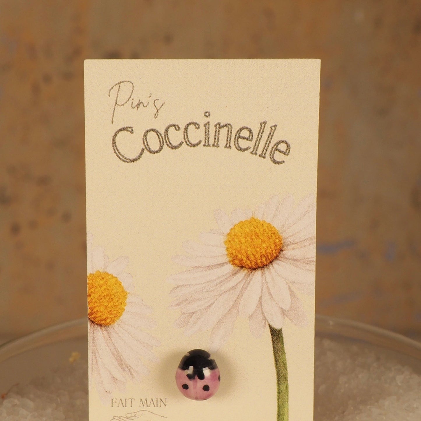 Pin's Coccinelle parme