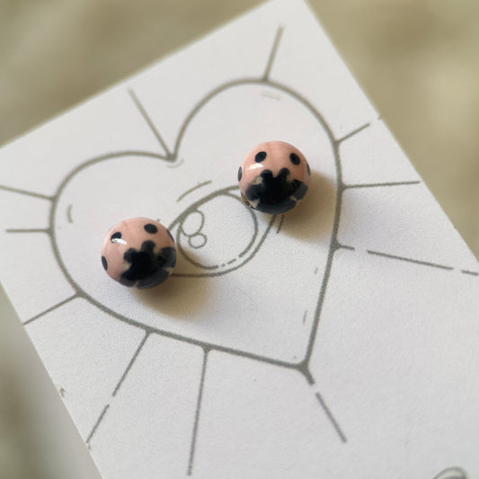 🐞Puces Coccinelle Rose